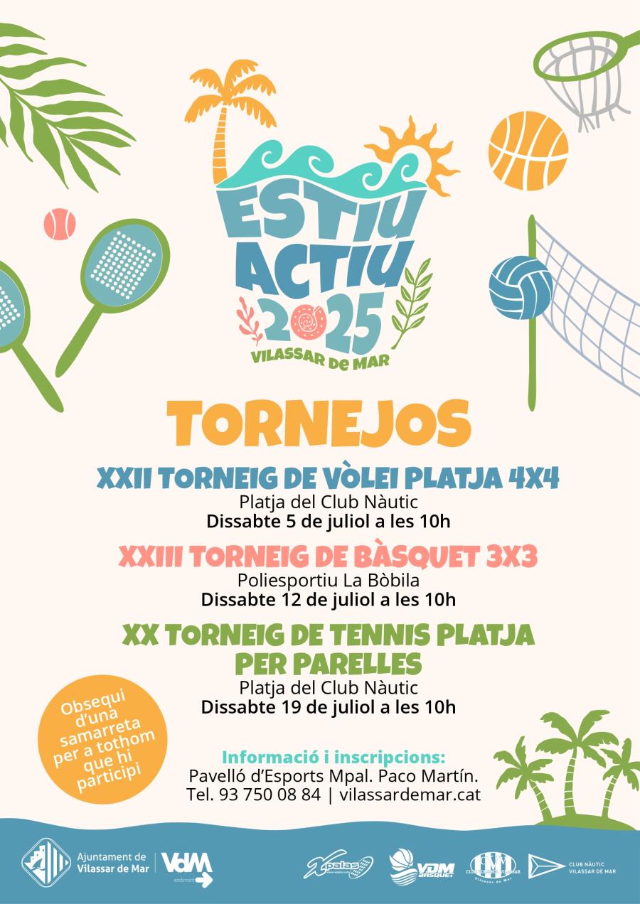 Tornejos Estiu Actiu 2025