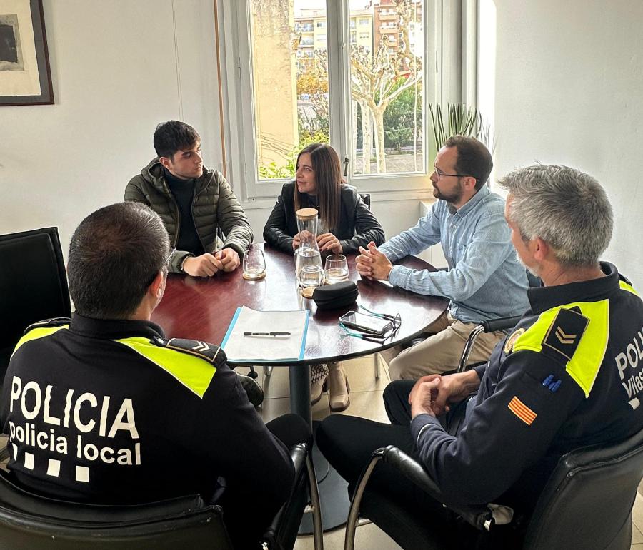 Reunió de coordinació amb Cabrera de Mar en temes de seguretat
