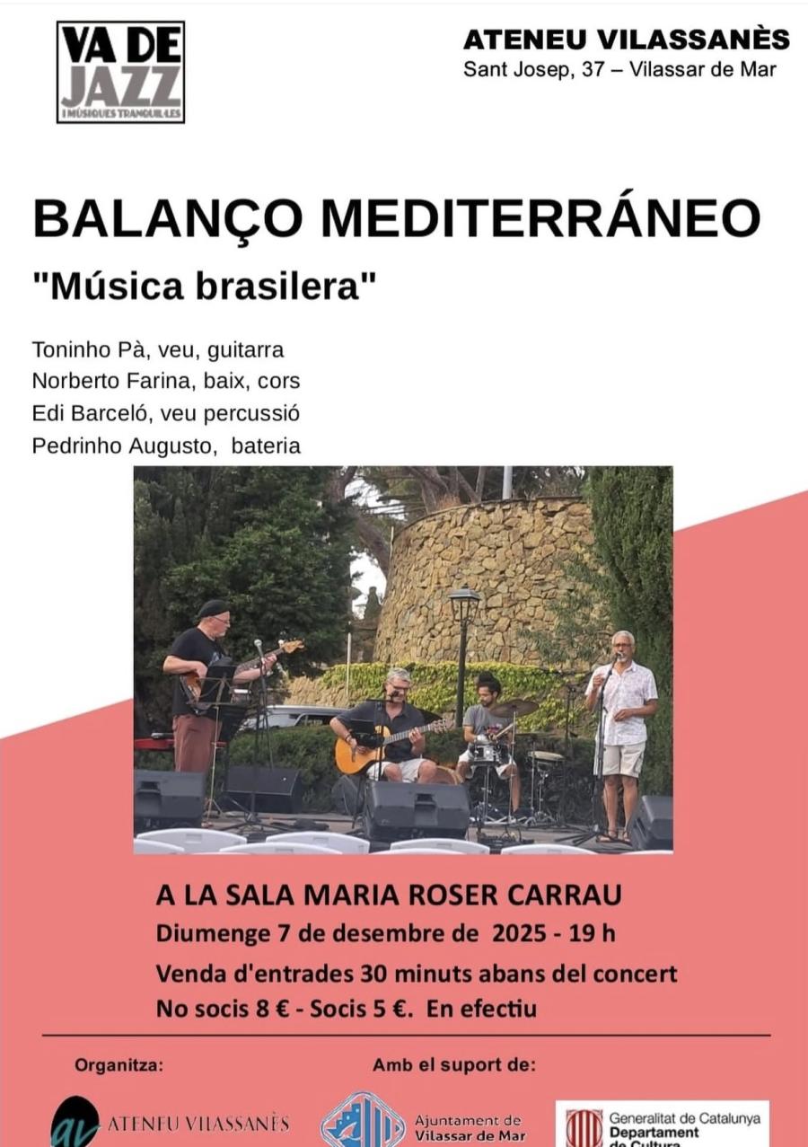 Va de jazz i altres músiques amb Balanço Mediterráneo