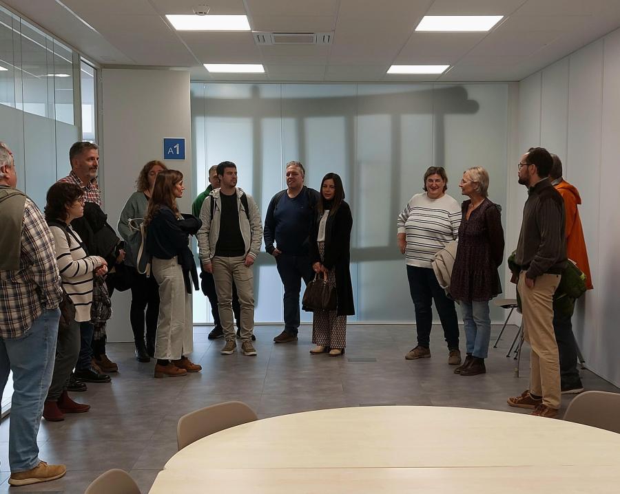 Visita institucional Espai 9 Centre