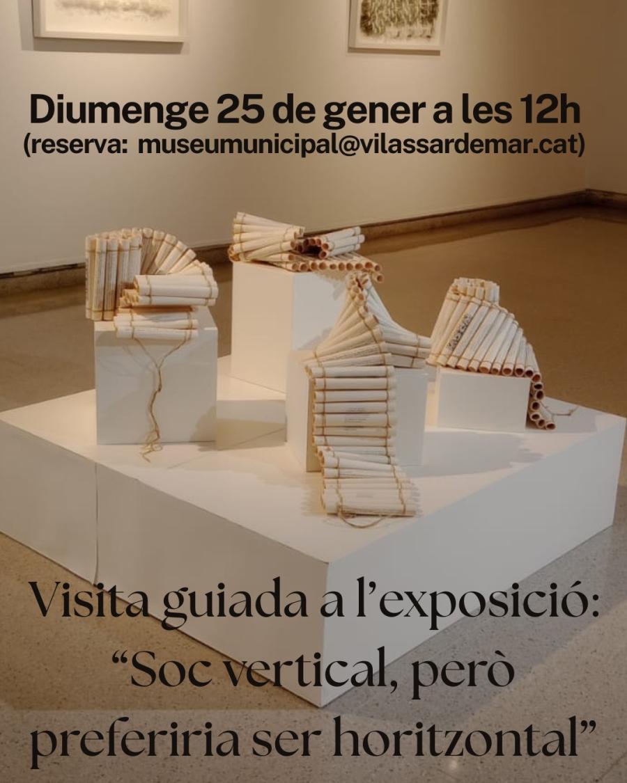 Visita guiada a l'exposició "Soc vertical, però preferiria ser horitzontal"
